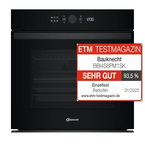 Bauknecht BBI4S8PM1SK Einbau-Heissluftbackofen/A+/ 73 l/Pyrolyse/SoftClose/AirFry Funktion inkl. Airfry-Tray/High Temp. Pizza Funktion/LCD Text-Display/Mono-Drehwähler/ 1x Teleskopauszug Bauknecht BBI4S8PM1SK Einbau-Heissluftbackofen/A+/ 73 l/Pyrolyse/SoftClose/AirFry Funktion inkl. Airfry-Tray/High Temp. Pizza Funktion/LCD Text-Display/Mono-Drehwähler/ 1x Teleskopauszug von Bauknecht