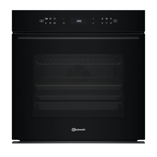 Bauknecht BBI78HT1SK Einbau-Heissluftbackofen/A+/ 73l/ Hydrolyse/SoftClose/AirFry Funktion inkl. Airfry-Tray/High Temp. Pizza Funktion/LCD Text-Display/ 1x Teleskopauszug von Bauknecht