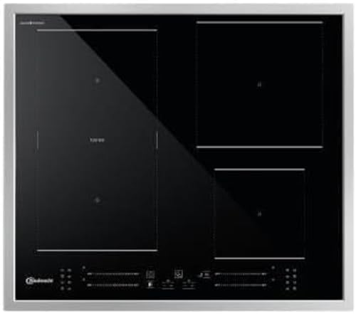 Bauknecht BS 5760C CPFT Induktions-Kochfeld / 60 cm/CleanProtect – mühelose Reinigung nur mit Wasser/Booster-Funktion/Kindersicherung/FlexiDuo/Restwärmeanzeige/Simmer-Funktion/Touch-Control von Bauknecht