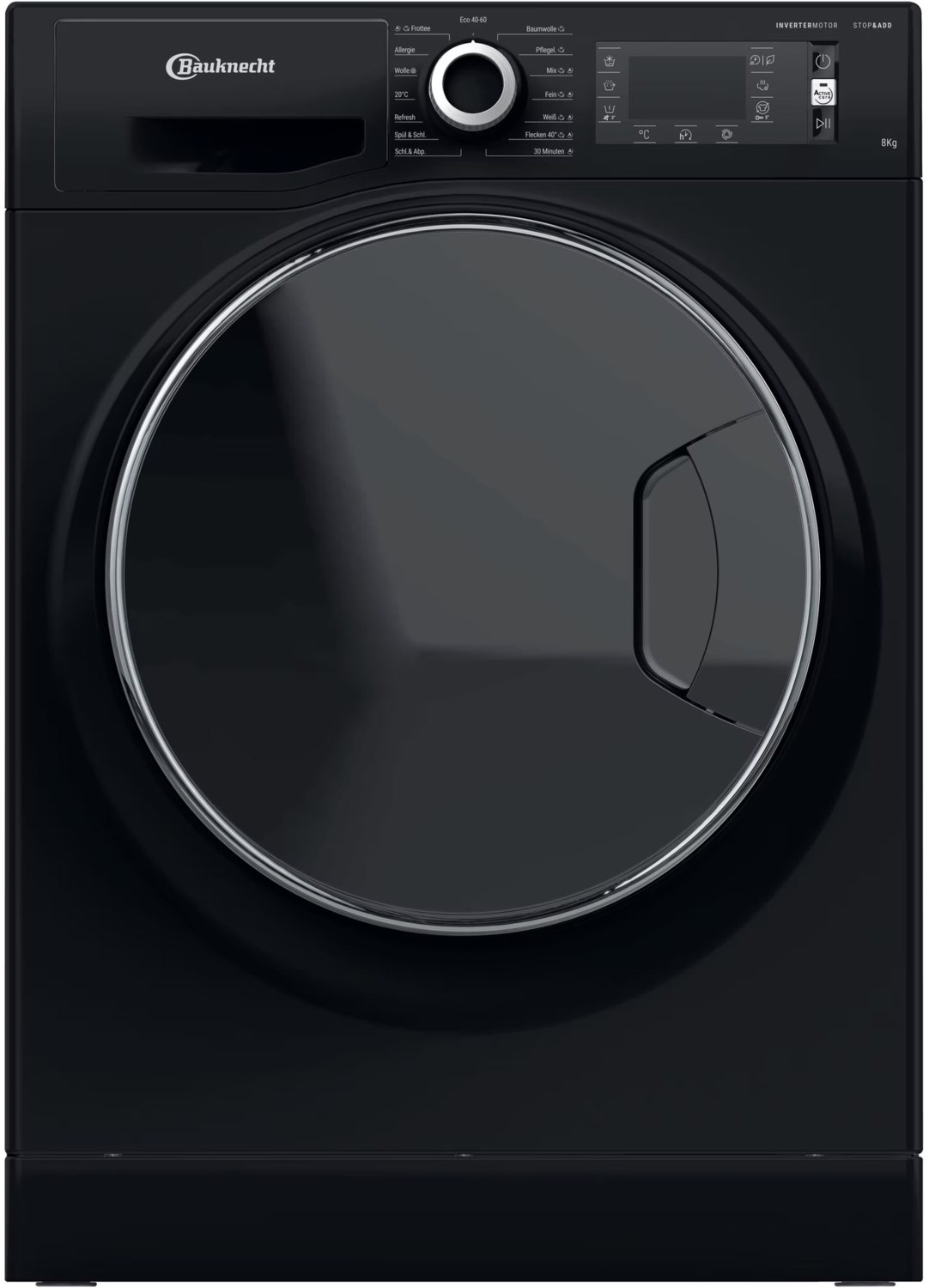 WM BB 8AA Stand-Waschmaschine-Frontlader schwarz / A von Bauknecht