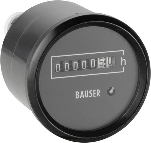 Bauser 588.2/008-021-0-1-001 588.2/008-021-0-1-001 DC-Betriebsstundenzähler rund von Bauser