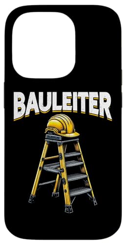 Bauleiter Bauunternehmer Projektleiter Lustige Bauarbeiter Hülle für iPhone 14 Pro von Baustelle Baumaschinenführer Koordinator Bauleiter