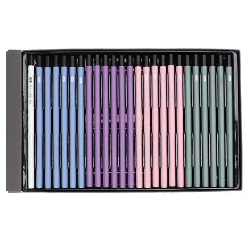 24pcs Basswood HB Zeichnungsstifte mit Radiergummi und Sechseck -Schattierung Graphit Set zum Skizzieren von Doodling -Kunstzubehör im Klassenzimmer 24pcs Basswood HB Zeichnungsstifte mit Radiergummi und Sechseck -Schattierung Graphit Set zum Skizzieren von Doodling -Kunstzubehör im Klassenzimmer von Baxnore