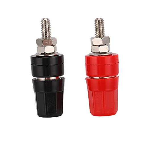 Baxnore 4 mm Sechskantlautsprecher-Terminals, U50 ABS+Red Copper-Anschluss, 38 mm Länge mit Zwei Farbcodierung, 10-Pack für Verstärker und Audiogeräte Baxnore 4 mm Sechskantlautsprecher-Terminals, U50 ABS+Red Copper-Anschluss, 38 mm Länge mit Zwei Farbcodierung, 10-Pack für Verstärker und Audiogeräte von Baxnore