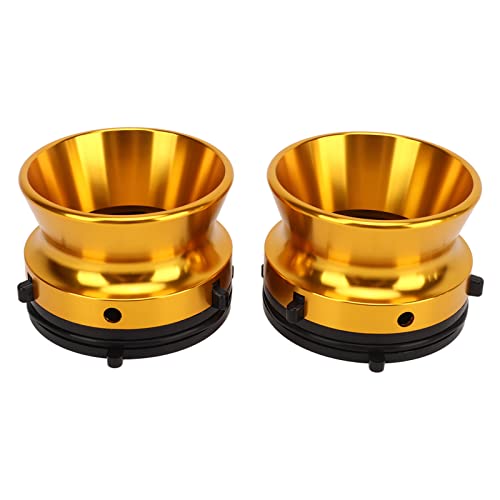 Baxnore Poliertes Aluminium -Nab -Hub -Adapter, 10 -Zoll -Universal -Ladungsgerät mit abgeschlossenem Design, Hochleistungslegierungskonstruktion für professionelle Eröffnungssysteme, 1 (Gold) von Baxnore
