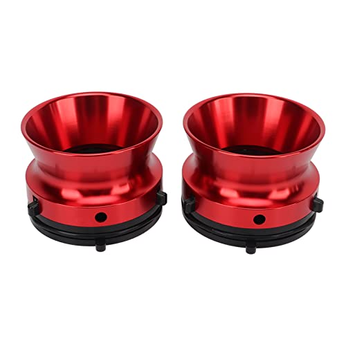 Baxnore Poliertes Aluminium -Nab -Hub -Adapter, 10 -Zoll -Universal -Ladungsgerät mit abgeschlossenem Design, Hochleistungslegierungskonstruktion für professionelle Eröffnungssysteme, 1 (Rot) von Baxnore