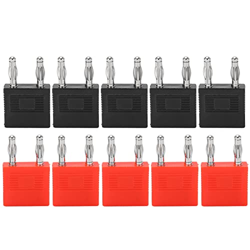 Baxnore Zwei Zeile Bananen-Steckeranschlüsse, 4 mm Messing ABS Elektrische Klemmen für Computer/Automobile, 10 PCs J.20005 Zwei-Wege-Bindungswunden Baxnore Zwei Zeile Bananen-Steckeranschlüsse, 4 mm Messing ABS Elektrische Klemmen für Computer/Automobile, 10 PCs J.20005 Zwei-Wege-Bindungswunden von Baxnore