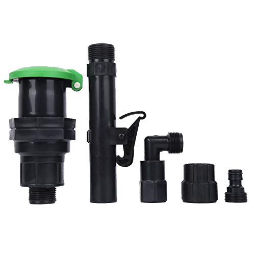 Gartenbewässerungsdüse Wasseraufnahmeventil Langlebiger Pom Material Effiziente praktische Ausrüstung für Garten Agrarbewässerung 1 Zoll Gelb Set 4pcs 5pcs (5-teiliger Set 1 Zoll Mann) von Baxnore