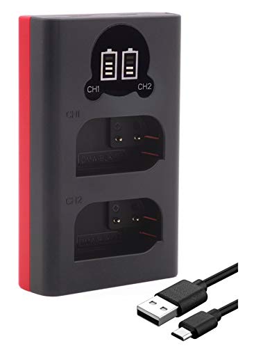 Baxxtar DMW-BLK22 E Akku Ladegerät 98862 - Mini Dual LCD - Eingang USB-C und MicroUSB - zu Lumix DC-S5 DC-S5D DC-S5K DC-S5-X DC-S5II DC-S5-IIX DC-GH5 DC-GH5-II DC-GH5S DC-GH6 DC-GH7 DC-G9 DC-S9 Baxxtar DMW-BLK22 E Akku Ladegerät 98862 - Mini Dual LCD - Eingang USB-C und MicroUSB - zu Lumix DC-S5 DC-S5D DC-S5K DC-S5-X DC-S5II DC-S5-IIX DC-GH5 DC-GH5-II DC-GH5S DC-GH6 DC-GH7 DC-G9 DC-S9 von Baxxtar