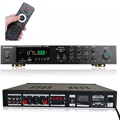 Bluetooth Verstärker HiFi Stereo Amplifier 5 Kanal Bluetooth Desktop Audio Verstärker LED Digital FM USB Audio Leistungsverstärker Mit Fernbedienung Bluetooth Verstärker HiFi Stereo Amplifier 5 Kanal Bluetooth Desktop Audio Verstärker LED Digital FM USB Audio Leistungsverstärker Mit Fernbedienung von Bazargame
