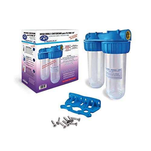 Doppelter 10-Zoll-Wasserfilter. Inklusive doppeltem Glasfilterhalter, Wandfilterhalterhalterung und Filterhalterschlüssel. Einfache Installation und Wartung. Bbagua. Doppelter 10-Zoll-Wasserfilter. Inklusive doppeltem Glasfilterhalter, Wandfilterhalterhalterung und Filterhalterschlüssel. Einfache Installation und Wartung. Bbagua. von Bbagua