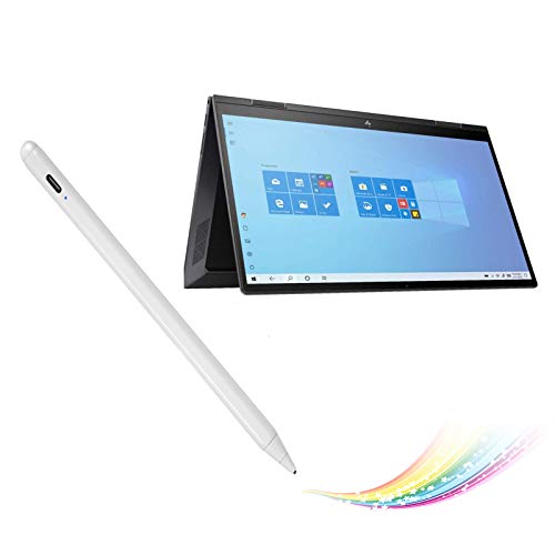 Stylus Pen für HP Envy X360 Convertible 2-in-1 15,6 Zoll Bleistift, Active Digital Pencil kompatibel mit HP Envy X360 2-in-1 Stylus Pen, gut zum Skizzieren und Notizen, mit Typ-C Aufladung, weiß von Bbata