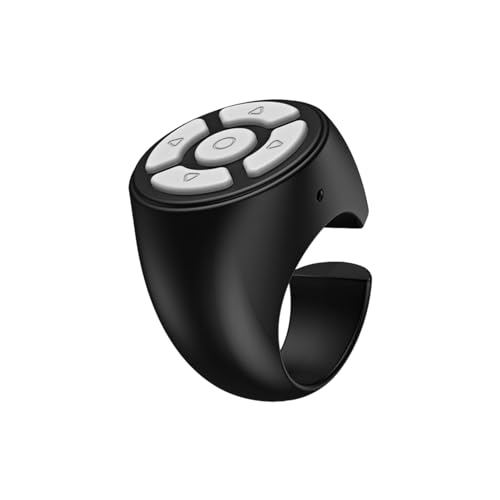 Tik Toks Ring Fernbedienung - Tiktoks Scroller Ring, Fingertip Wireless Bluetooths Fernbedienung, Page Turner Clicker, Wireless Finger Scroller, Wireless Ring Shutter Finger Scroller für Schulauto Tik Toks Ring Fernbedienung - Tiktoks Scroller Ring, Fingertip Wireless Bluetooths Fernbedienung, Page Turner Clicker, Wireless Finger Scroller, Wireless Ring Shutter Finger Scroller für Schulauto von Bbbabeslk