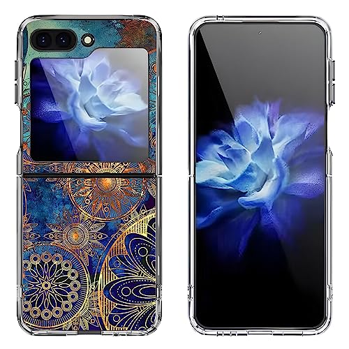 Bcov Schutzhülle für Samsung Galaxy Z Flip 5, wunderschöne Farben, Kreis, Manala, kratzfest, robust, stoßfest, für Samsung Galaxy Z Flip 5 Bcov Schutzhülle für Samsung Galaxy Z Flip 5, wunderschöne Farben, Kreis, Manala, kratzfest, robust, stoßfest, für Samsung Galaxy Z Flip 5 von Bcov