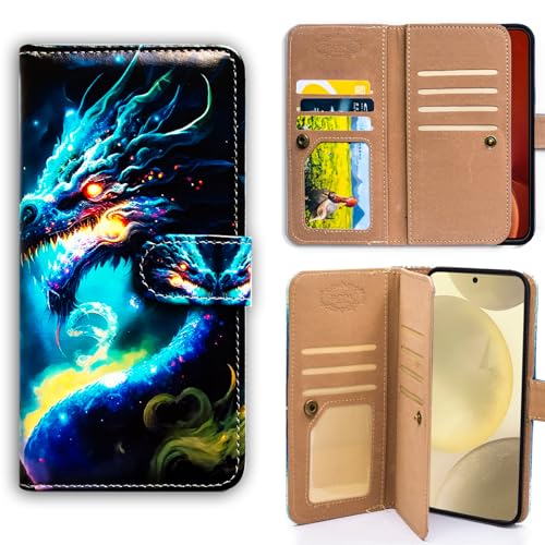 Bcov Schutzhülle für Moto G Stylus 2025, Blauer Drache, Multifunktions-Lederhülle, Brieftaschen-Schutzhülle mit mehreren Kartenfächern, Handschlaufe, für Motorola Moto G Stylus 2025 Bcov Schutzhülle für Moto G Stylus 2025, Blauer Drache, Multifunktions-Lederhülle, Brieftaschen-Schutzhülle mit mehreren Kartenfächern, Handschlaufe, für Motorola Moto G Stylus 2025 von Bcov