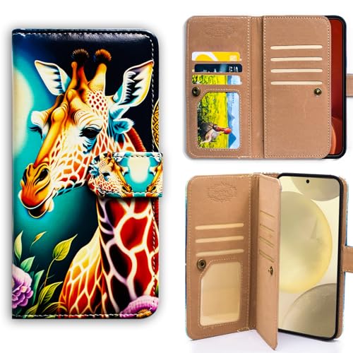 Bcov Schutzhülle für Moto G Stylus 2025, Giraffen-Blumen, Multifunktions-Lederhülle, Brieftaschen-Schutzhülle mit mehreren Kartenfächern, Handschlaufe, für Motorola Moto G Stylus 2025 Bcov Schutzhülle für Moto G Stylus 2025, Giraffen-Blumen, Multifunktions-Lederhülle, Brieftaschen-Schutzhülle mit mehreren Kartenfächern, Handschlaufe, für Motorola Moto G Stylus 2025 von Bcov