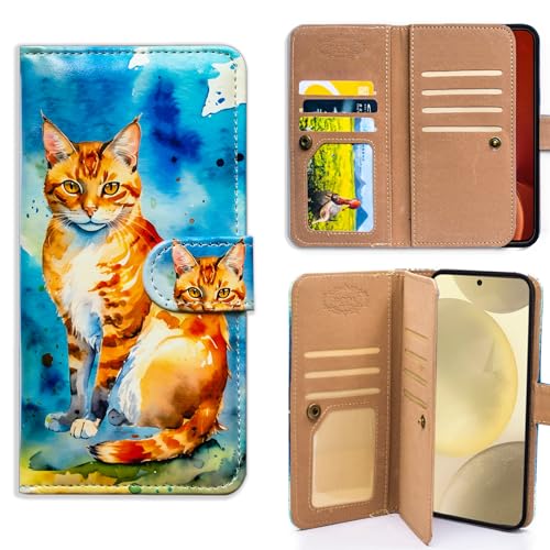 Bcov Schutzhülle für Moto G Stylus 2025, Motiv: braune Katze, multifunktional, Lederhülle, Brieftasche, Klappetui mit mehreren Kartenfächern, Handschlaufe, für Motorola Moto G Stylus 2025 Bcov Schutzhülle für Moto G Stylus 2025, Motiv: braune Katze, multifunktional, Lederhülle, Brieftasche, Klappetui mit mehreren Kartenfächern, Handschlaufe, für Motorola Moto G Stylus 2025 von Bcov