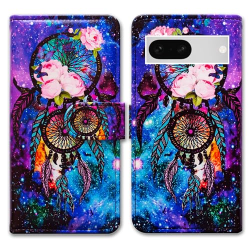 Bcov Schutzhülle für Pixel 8a, Traumfänger, Galaxy, Himmel, Leder, Klappetui mit Kartenschlitzen, Ständer für Google Pixel 8a Bcov Schutzhülle für Pixel 8a, Traumfänger, Galaxy, Himmel, Leder, Klappetui mit Kartenschlitzen, Ständer für Google Pixel 8a von Bcov