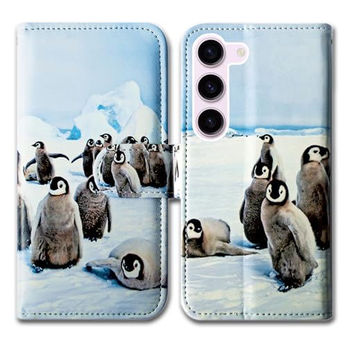 Bcov Schutzhülle für Samsung Galaxy S24 FE, niedlicher spielender Pinguin, Leder-Klapphülle mit Kartenschlitz, Ständer, Schutzhülle für Samsung Galaxy S24 FE Bcov Schutzhülle für Samsung Galaxy S24 FE, niedlicher spielender Pinguin, Leder-Klapphülle mit Kartenschlitz, Ständer, Schutzhülle für Samsung Galaxy S24 FE von Bcov