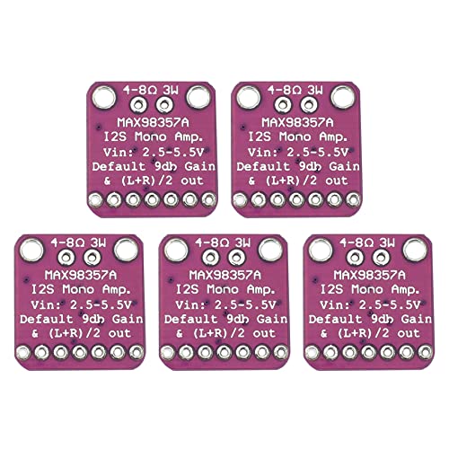 Bcowtte 5X Max98357 I2S 3 Watt D VerstäRker AUSBrechen Schnittstelle Dac Decoder Modul Filterlos Audio Board für Esp32 von Bcowtte