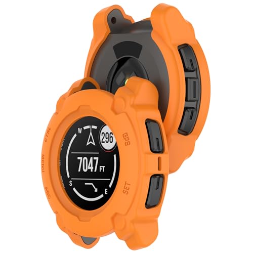 Bdsidy Hülle für Garmin Instinct E Gehäuse, Silikon Schützende für die stoßfeste und unzerbrechliche Schutzhülle für Instinct E 40mm 45mm Smartwatch Zubehör (2 Stück Orange, Garmin Instinct E 40mm) Bdsidy Hülle für Garmin Instinct E Gehäuse, Silikon Schützende für die stoßfeste und unzerbrechliche Schutzhülle für Instinct E 40mm 45mm Smartwatch Zubehör (2 Stück Orange, Garmin Instinct E 40mm) von Bdsidy