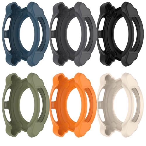 Bdsidy Hülle für Garmin Instinct E Gehäuse, Silikon Schützende für die stoßfeste und unzerbrechliche Schutzhülle für Instinct E 40mm 45mm Smartwatch Zubehör (6 Stück, Garmin Instinct E 45mm) Bdsidy Hülle für Garmin Instinct E Gehäuse, Silikon Schützende für die stoßfeste und unzerbrechliche Schutzhülle für Instinct E 40mm 45mm Smartwatch Zubehör (6 Stück, Garmin Instinct E 45mm) von Bdsidy