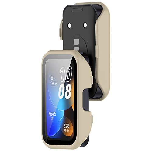 Bdsidy Hülle für Huawei Band 10 9 8 Schutzhülle Con Displayschutzfolie, Kratzfest Schutzfolie Bumper Gehäuse Ultradünne Stoßfeste Cover für Huawei Band 10 9 8 Smartwatch Zubehör (2 Stück Beige) Bdsidy Hülle für Huawei Band 10 9 8 Schutzhülle Con Displayschutzfolie, Kratzfest Schutzfolie Bumper Gehäuse Ultradünne Stoßfeste Cover für Huawei Band 10 9 8 Smartwatch Zubehör (2 Stück Beige) von Bdsidy