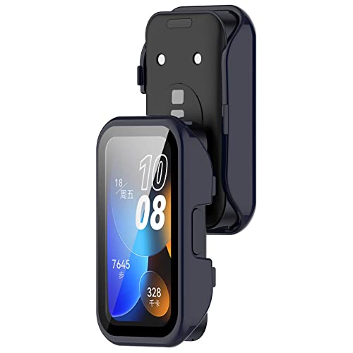 Bdsidy Hülle für Huawei Band 10 9 8 Schutzhülle Con Displayschutzfolie, Kratzfest Schutzfolie Bumper Gehäuse Ultradünne Stoßfeste Cover für Huawei Band 10 9 8 Smartwatch Zubehör (2 Stück Blau) Bdsidy Hülle für Huawei Band 10 9 8 Schutzhülle Con Displayschutzfolie, Kratzfest Schutzfolie Bumper Gehäuse Ultradünne Stoßfeste Cover für Huawei Band 10 9 8 Smartwatch Zubehör (2 Stück Blau) von Bdsidy