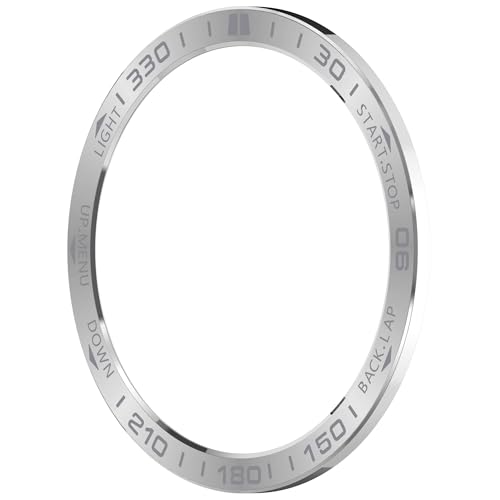 Bdsidy Rostfreier Stahl Lünetten Ring für Tactix8 Amoled/Solar Watch, Bezel Ring Adhesive Cover Anti-Kratz- und Kollisionsschutz für Fenix 8 Amoled Watch Accessory (Silber Grau, tactix8 amoled 51mm) Bdsidy Rostfreier Stahl Lünetten Ring für Tactix8 Amoled/Solar Watch, Bezel Ring Adhesive Cover Anti-Kratz- und Kollisionsschutz für Fenix 8 Amoled Watch Accessory (Silber Grau, tactix8 amoled 51mm) von Bdsidy