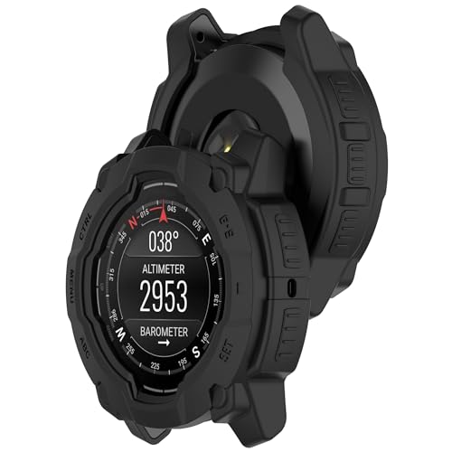 Bdsidy Silikon Hülle für Garmin Instinct 3 45mm 50mm Gehäuse, Schützende für die stoßfeste und unzerbrechliche Schutzhülle für Instinct 3 Smartwatch Zubehör (2 Stück Grau, Garmin Instinct 3 45mm) Bdsidy Silikon Hülle für Garmin Instinct 3 45mm 50mm Gehäuse, Schützende für die stoßfeste und unzerbrechliche Schutzhülle für Instinct 3 Smartwatch Zubehör (2 Stück Grau, Garmin Instinct 3 45mm) von Bdsidy