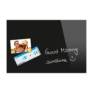 Be!Board® Glas-Magnettafel 60,0 x 40,0 cm schwarz von Be!Board®