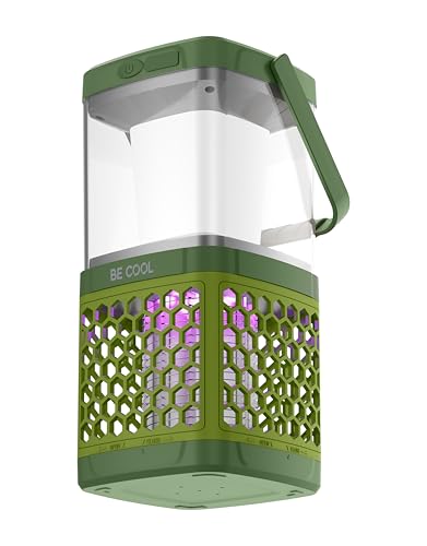 BE COOL Camping-Insektenvernichter Solar | 2-in-1 Mückenlampe mit LED-Licht | USB & Solar aufladbar | 1800mAh Akku | 5W Leistung | Indoor & Outdoor | 40m² Wirkung | Tragbar & wasserdicht BE COOL Camping-Insektenvernichter Solar | 2-in-1 Mückenlampe mit LED-Licht | USB & Solar aufladbar | 1800mAh Akku | 5W Leistung | Indoor & Outdoor | 40m² Wirkung | Tragbar & wasserdicht von Be Cool