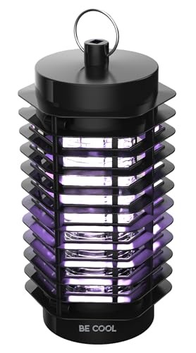 BE COOL Insektenvernichter BC23IV02 – LED UV-Licht Anlockung, 40m² Wirkungsbereich, abnehmbare Auffangschale, chemiefrei, leise & effektiv von Be Cool