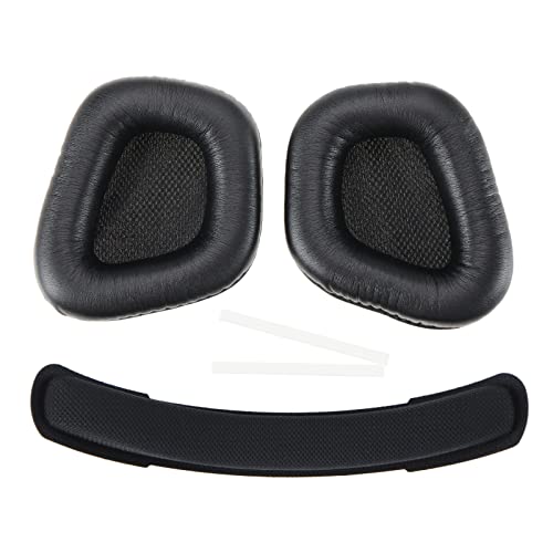 Be In Your Mind 1 Paar Ohrpolster mit Kopfband, Proteinleder Kopfhörer Ersatz Pads Schwarz Kompatibel mit Corsair Void/Void Pro/RGB Elite Wireless Be In Your Mind 1 Paar Ohrpolster mit Kopfband, Proteinleder Kopfhörer Ersatz Pads Schwarz Kompatibel mit Corsair Void/Void Pro/RGB Elite Wireless von Be In Your Mind