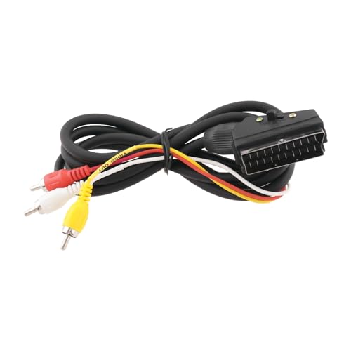 Be In Your Mind 1PC SCART auf 3 Cinch-Adapterkabel Länge 1,5 M Umschaltbarer IN Out Scart-Stecker auf Composite-Audiokabel Videokabel mit Schalter für TV DVD Videorecorder Be In Your Mind 1PC SCART auf 3 Cinch-Adapterkabel Länge 1,5 M Umschaltbarer IN Out Scart-Stecker auf Composite-Audiokabel Videokabel mit Schalter für TV DVD Videorecorder von Be In Your Mind