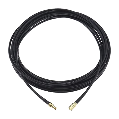 Be In Your Mind 2x 5m SMB auf SMB Koaxialkabel Antennenverlängerungskabel für Antennen, Koaxialkabel, Funkscanner & mehr von Be In Your Mind