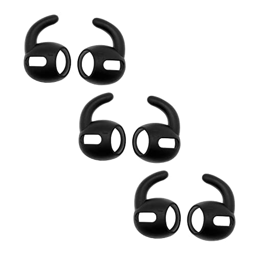 Be In Your Mind 3 Paar Silikon Ohrbügel Kompatibel mit AirPods Pro 2019 Kopfhörer Anti-Rutsch Sichere Halterung Protector Covers Headset Anti-Lost Zubehör Schwarz Be In Your Mind 3 Paar Silikon Ohrbügel Kompatibel mit AirPods Pro 2019 Kopfhörer Anti-Rutsch Sichere Halterung Protector Covers Headset Anti-Lost Zubehör Schwarz von Be In Your Mind