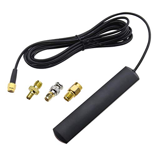 Be In Your Mind 4G LTE Antenne 3DBI SMA Stecker Adapterkabel selbstklebend montiert mit SMA Buchse auf TS9 RP-SMA BNC Stecker Konverter Anschlüsse von Be In Your Mind