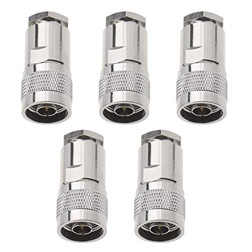 Be In Your Mind 5 Stück N-Typ Kabelklemme Kompressionsstecker Koaxial Adapter für 7D FB 10 RG213 RG214 LMR400 Be In Your Mind 5 Stück N-Typ Kabelklemme Kompressionsstecker Koaxial Adapter für 7D FB 10 RG213 RG214 LMR400 von Be In Your Mind
