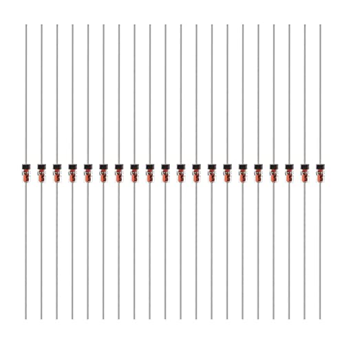 Be In Your Mind 500 stk 1N4148 Dioden 0,2 A 100 V Hochgeschwindigkeits-Axial-Hochtemperaturlöten Kleinsignal-Schnellschaltdioden Elektronische Komponenten von Be In Your Mind