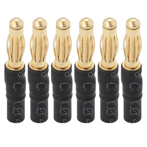 Be In Your Mind 6 STÜCKE RC ESC Motor Adapterstecker 4mm Stecker auf 3,5mm Buchse Länge 31,8mm RC ESC Motorsteckeradapter für RC Auto Boot FPV ESC Motor Be In Your Mind 6 STÜCKE RC ESC Motor Adapterstecker 4mm Stecker auf 3,5mm Buchse Länge 31,8mm RC ESC Motorsteckeradapter für RC Auto Boot FPV ESC Motor von Be In Your Mind