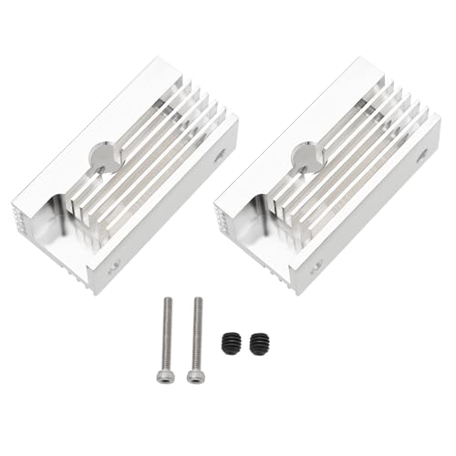 Be In Your Mind Extruder-Hotend-Ersatzteile Aluminium-Kühlkörper 3D-Druckerzubehör Schnellkühlblock Kompatibel mit Ender 3 S1 Pro Plus V3 CR10 Smart Sermon V1 von Be In Your Mind