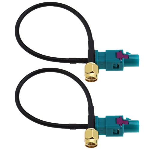 Be In Your Mind Fakra Z-Stecker auf SMA-Stecker, Fahrzeug-Antennen-Adapterkabel, universell für GSM, GPS, DAB, TV-Antennen, Automobilzubehör, 15 cm, 2 Stück Be In Your Mind Fakra Z-Stecker auf SMA-Stecker, Fahrzeug-Antennen-Adapterkabel, universell für GSM, GPS, DAB, TV-Antennen, Automobilzubehör, 15 cm, 2 Stück von Be In Your Mind