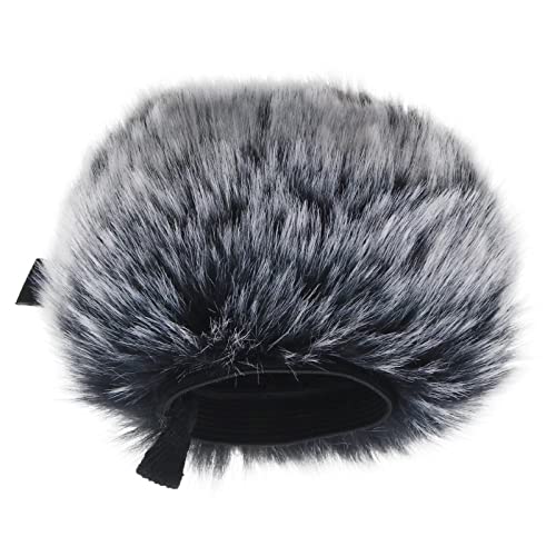 Be In Your Mind Furry Mikrofon Windschutzscheibe Muff Kompatibel mit Zoom H5 H6 Tragbare Digital Recorder Outdoor Mic Wind Cover Shield Mikrofon Pop Filter von Be In Your Mind