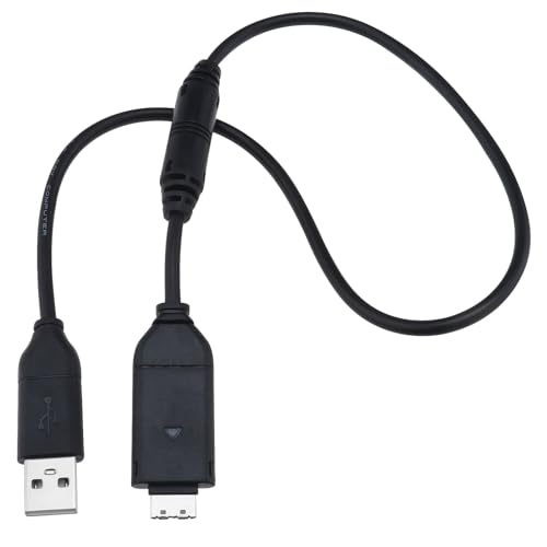 USB-Kabel für Kamera, kompatibel mit Samsung Digimax AQ100 CL80 ES55 ES60 ES63 ES65 ES67 USB-Ladegerät und SUC Datenkabel von Be In Your Mind