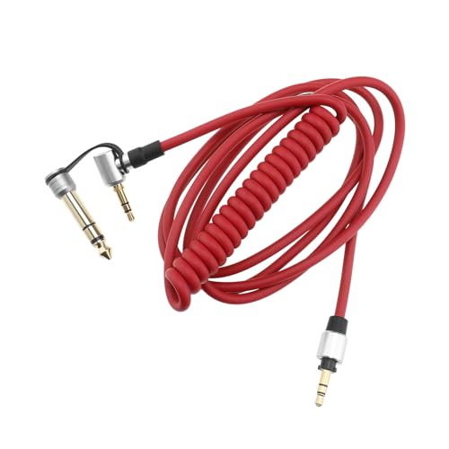 be in your mind Ersatz-Audiokabel, 3,5 mm auf 3,5 mm und 6,5 mm, für Kopfhörer, 1,8 m lang, kompatibel mit Monster Studio Pro Detox und Solo, Rot be in your mind Ersatz-Audiokabel, 3,5 mm auf 3,5 mm und 6,5 mm, für Kopfhörer, 1,8 m lang, kompatibel mit Monster Studio Pro Detox und Solo, Rot von Be In Your Mind