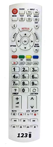 Ersatz Fernbedienung für Panasonic TX-42ASW604W | TX-42ASW754 von BELIFE