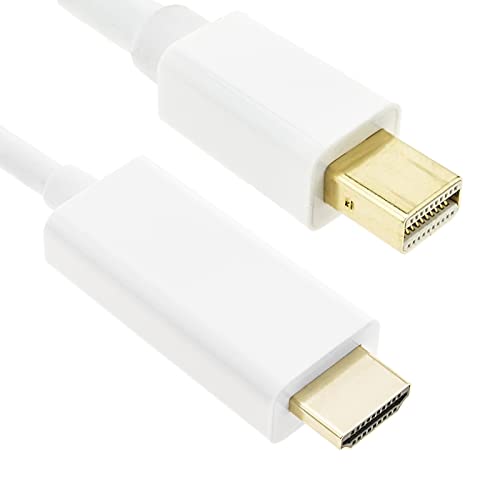 BeMatik - Mini DisplayPort Kabel Stecker auf HDMI Stecker 1 m BeMatik - Mini DisplayPort Kabel Stecker auf HDMI Stecker 1 m von BEMATIK.COM