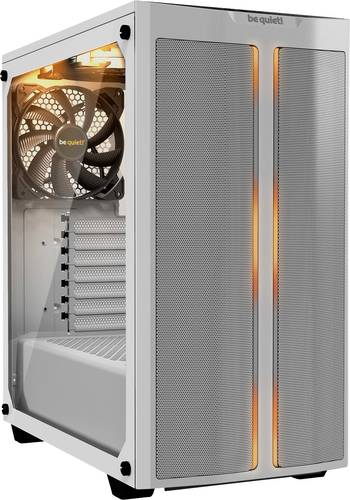 BeQuiet PURE BASE 500DX Midi-Tower PC-Gehäuse Weiß 3 vorinstallierte Lüfter, Integrierte Beleucht von BeQuiet