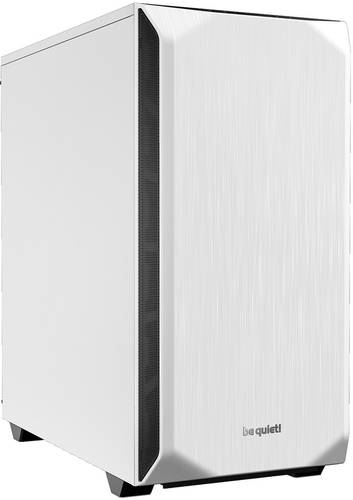 BeQuiet Pure Base 500 Midi-Tower PC-Gehäuse, Gaming-Gehäuse Weiß 2 vorinstallierte Lüfter, Staub von BeQuiet
